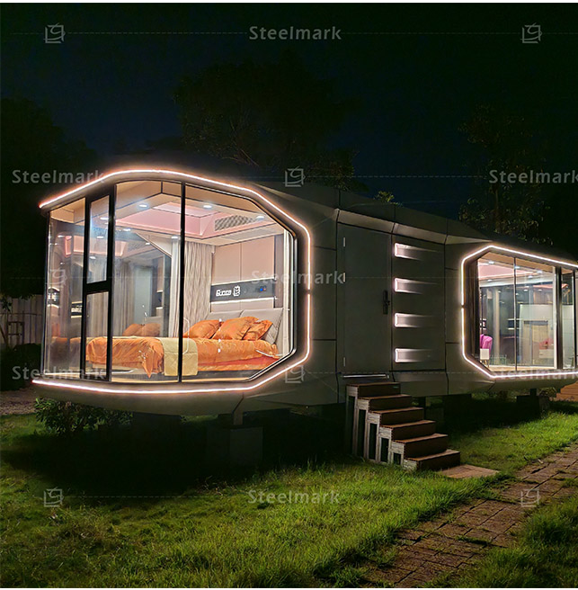 Modern prefabricated office capsule Modern prefabricated office capsule