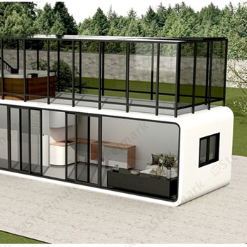 Guose-P38  outdoor office pod with solar panels prefabricated house