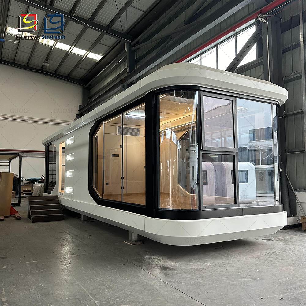 M8 Customized Modular Living Capsule House Steel Structure Buildings