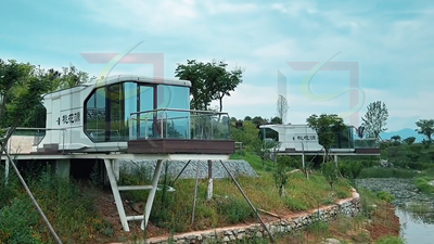 China Shanxi Prefabricated Building Space Capsule Project