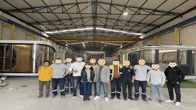 Our expatriate engineers guide the installation in Europe