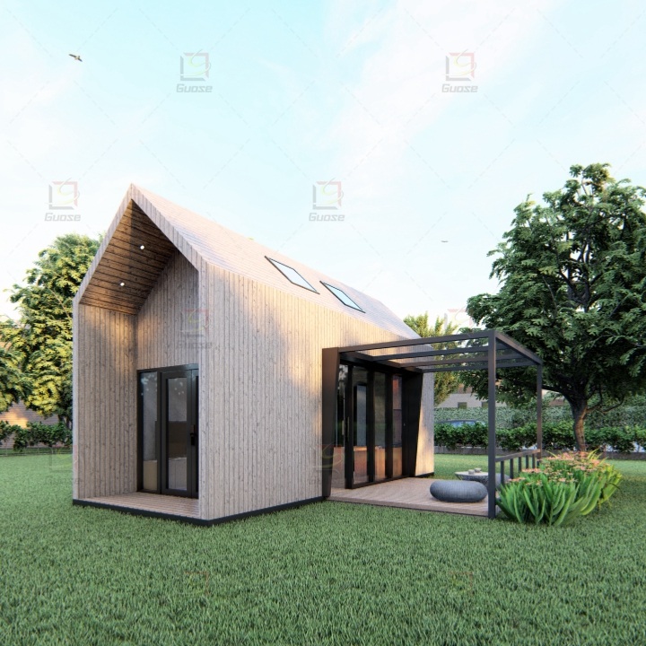 Fireproof Steel Structure Modern Prefabricated Villa Building Kits