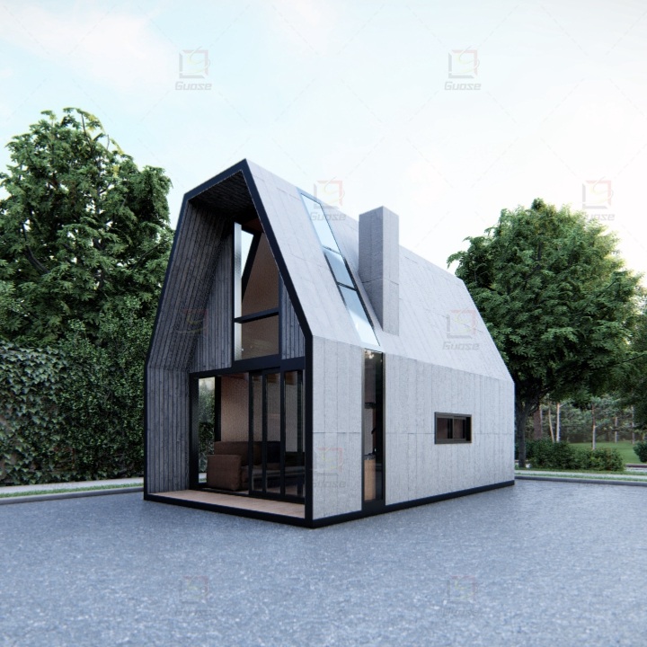 Luxury Custom Villa Prefabricated Mobile Home with Solar Panels