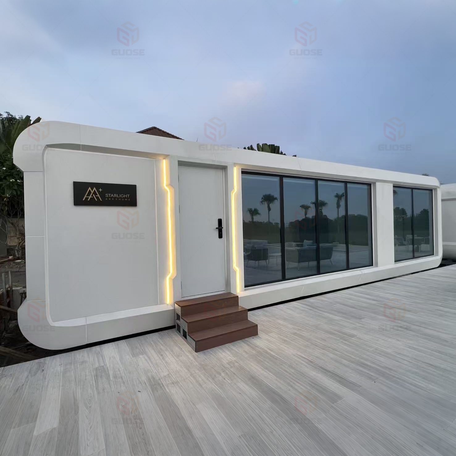 Compact Luxury Smart Capsule House Premium Pod Home with High End Amenities for Upscale Accommodation and Urban Retreat