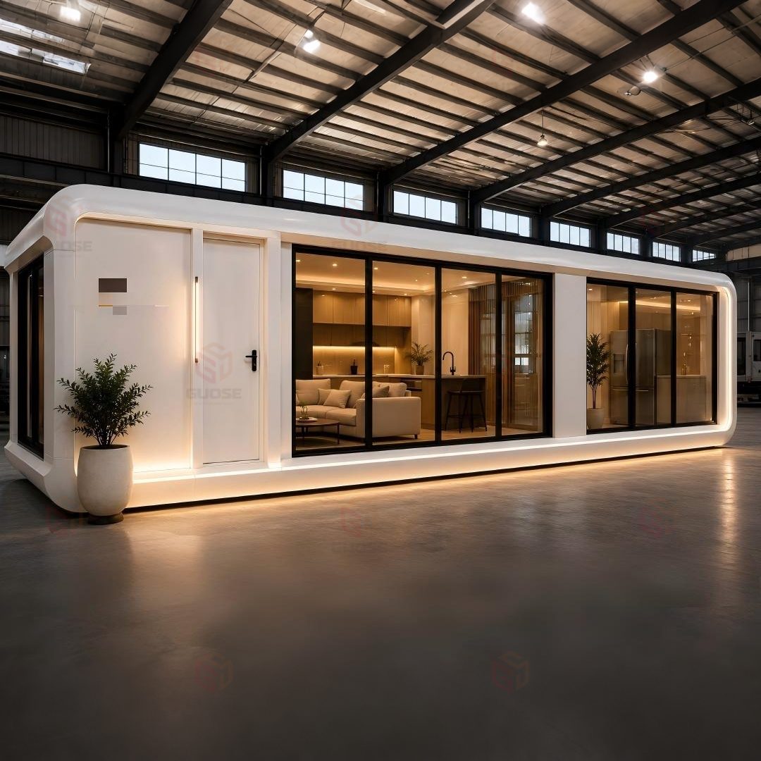 Compact Luxury Smart Capsule House Premium Pod Home with High End Amenities for Upscale Accommodation and Urban Retreat